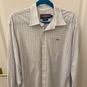 Vineyard Vines Button Down Whale Shirt Medium
